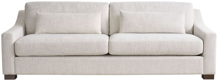 Brooklyn Monique Linen Performance Fabric 96" Sofa with Pillows