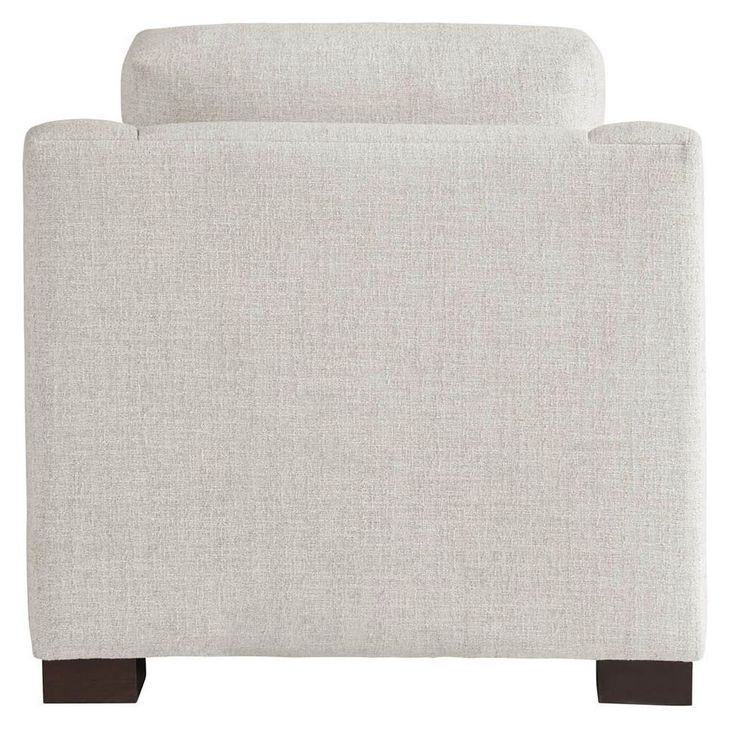 Marlowe Monique Linen Performance Fabric Lounge Chair with Pillow
