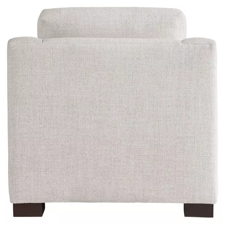 Brooklyn Monique Linen Performance Fabric Lounge Chair with Pillow