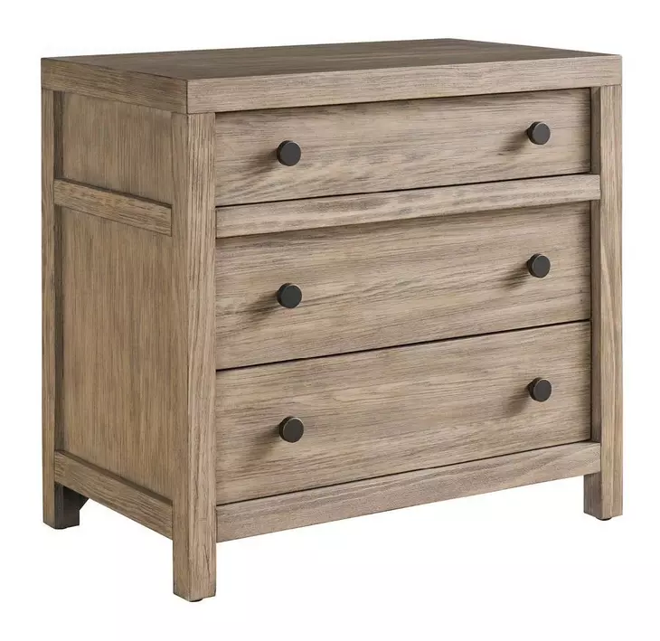 Dwell Boulder 3 Drawer Nightstand with USB Charging