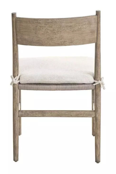 Abode Beige Upholstered Wood Back Side Chair Set of 2