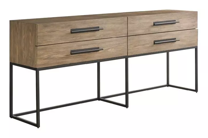 Abode Boulder and Gray Rectangular Console Table