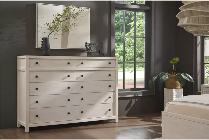 Abode River Rock and Gray 10 Drawer Dresser