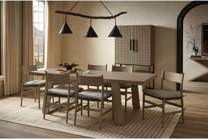 Abode Boulder 126" Extendable Rectangular Dining Table