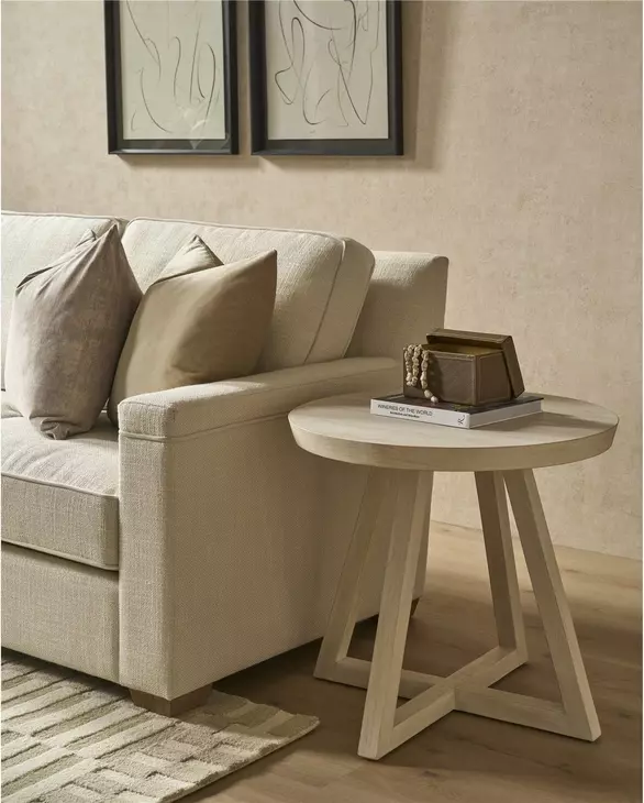 Abode River Rock Round Side Table