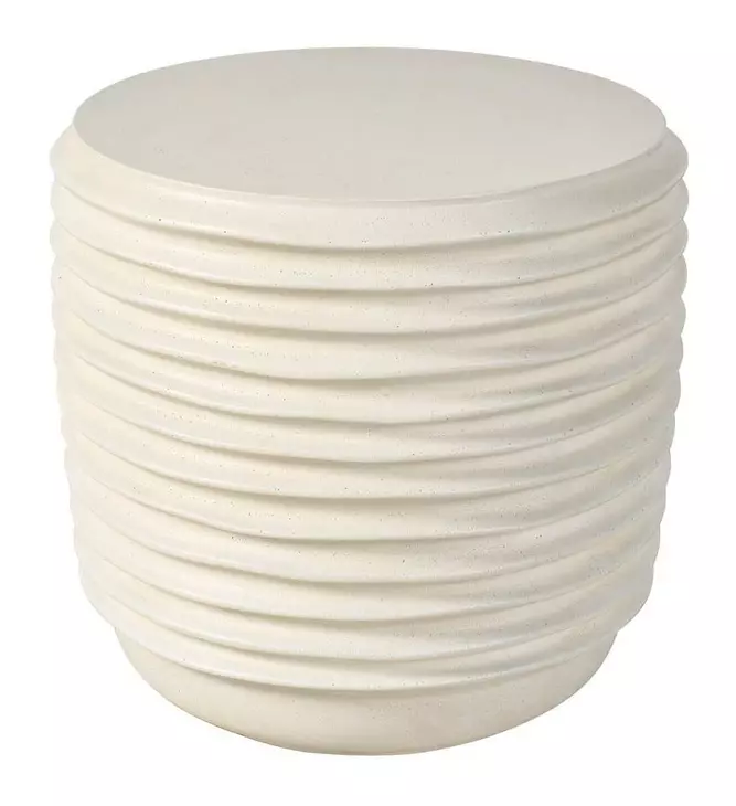 Abode Linen Outdoor Round Side Table