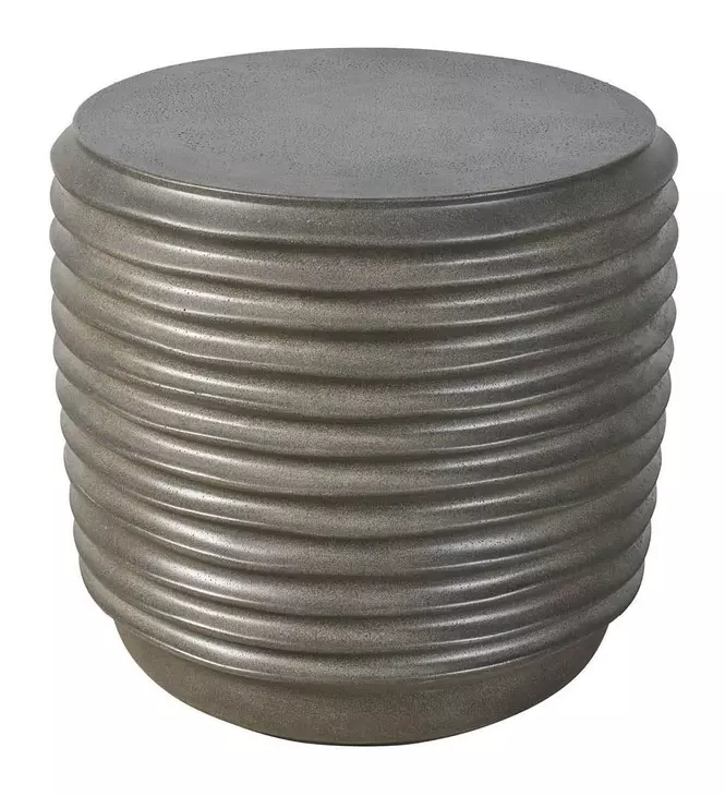 Dwell Charcoal Outdoor Round Side Table
