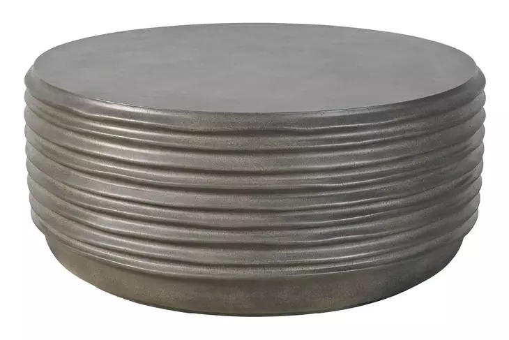 Dwell Charcoal Outdoor Round Cocktail Table