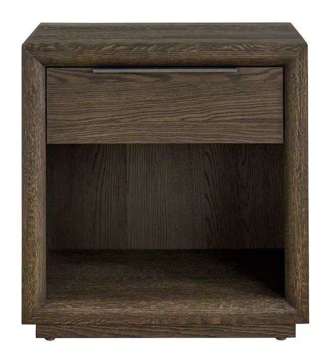 Evermont Sable 1 Drawer Open Nightstand with USB Charging and LED
