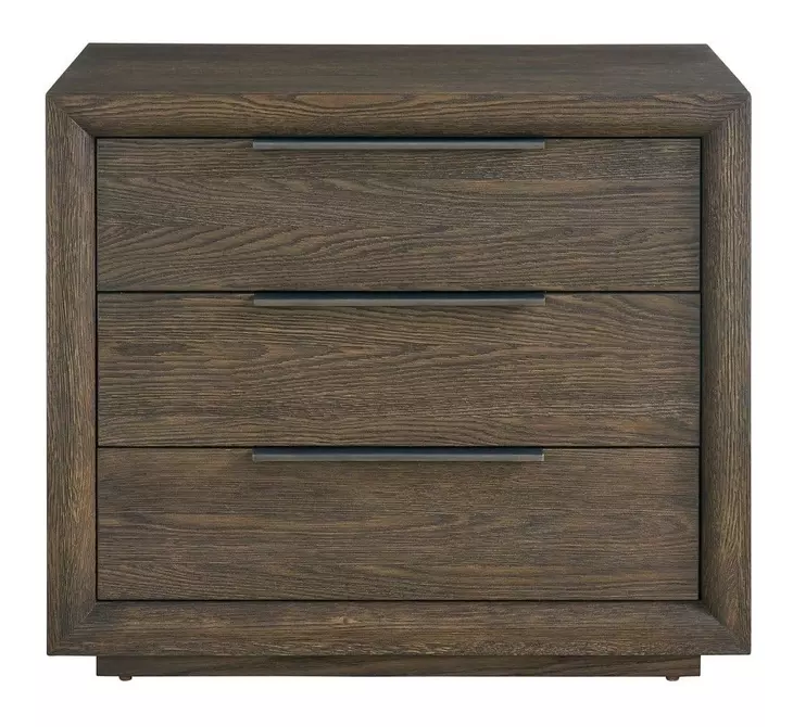 Evermont Sable 3 Drawer Plinth Nightstand with USB Charging