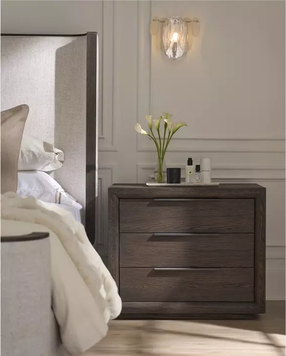 Evermont Sable 3 Drawer Plinth Nightstand with USB Charging