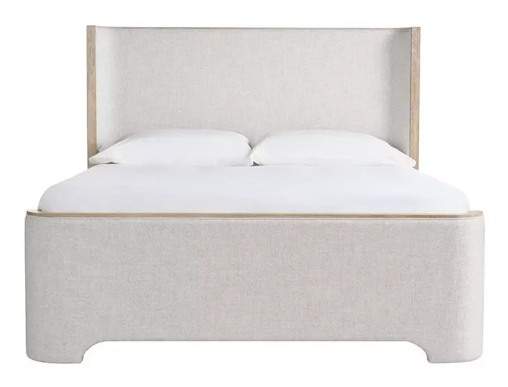 Modern Beige and Desert Upholstered Panel Bedroom Set
