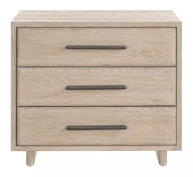 Evermont Desert 3 Drawer Nightstand with USB Charging