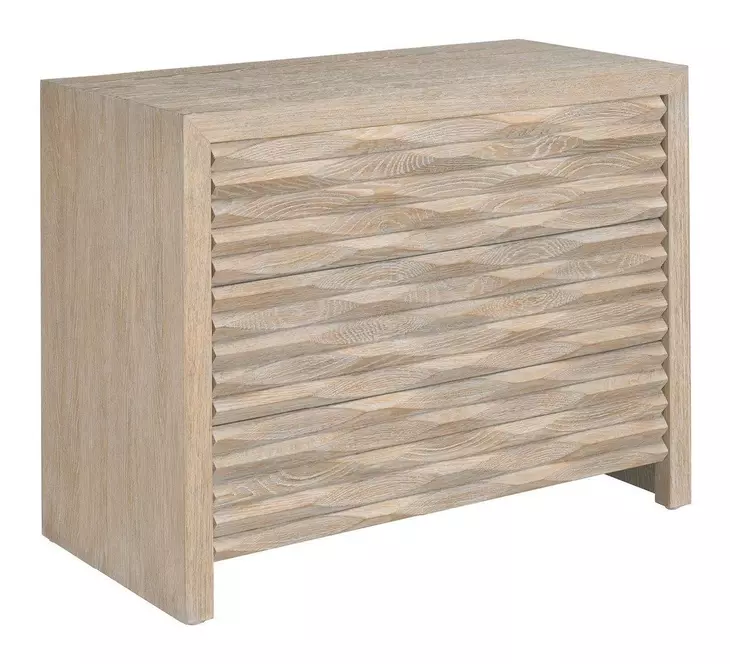 Evermont Desert 3 Drawer Dune Chest with USB Charging