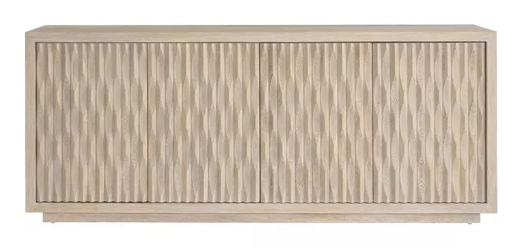 Evermont Desert 4 Door Dune Credenza with USB Charging