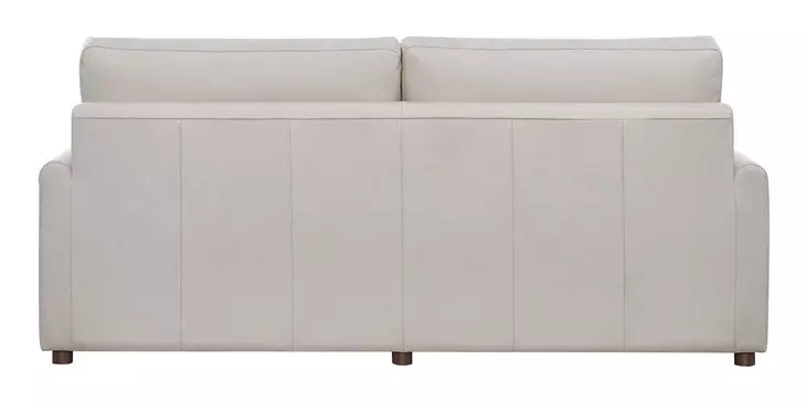 Harbor Gray Leather 84" Dual Power Reclining Sofa with USB Charging