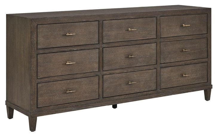 Montclair Cocoa and Silken Fog Upholstered Panel Bedroom Set from