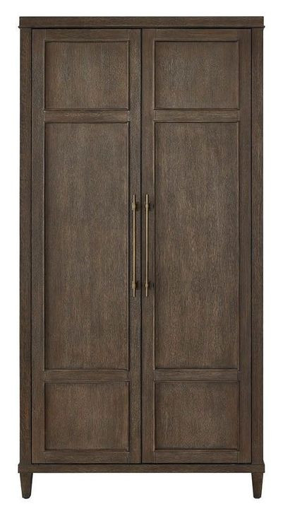 Montclair Cocoa 2 Door Wardrobe with LED