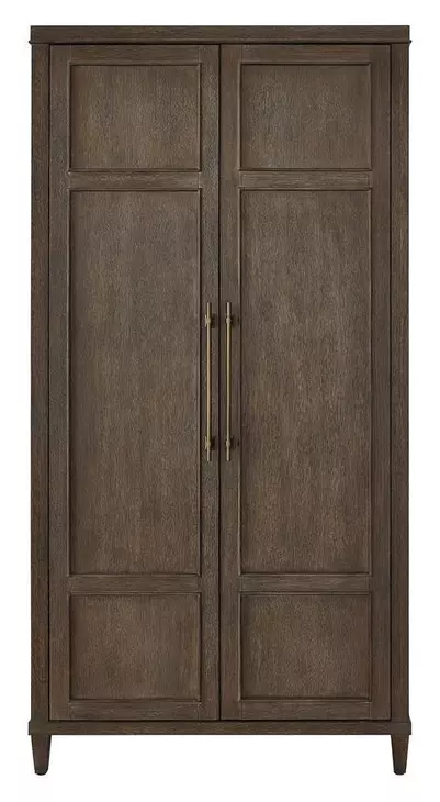Montclair Cocoa 2 Door Wardrobe with LED