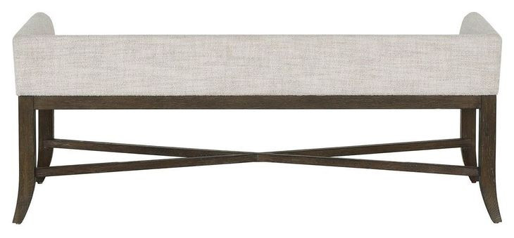 Ashford Yukon Sand Upholstered 56" Bench