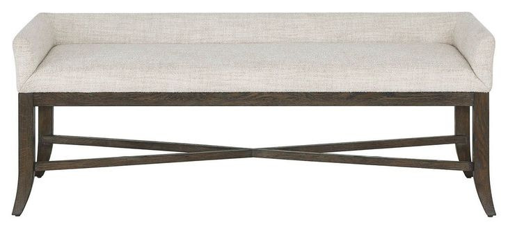 Ashford Yukon Sand Upholstered 56" Bench