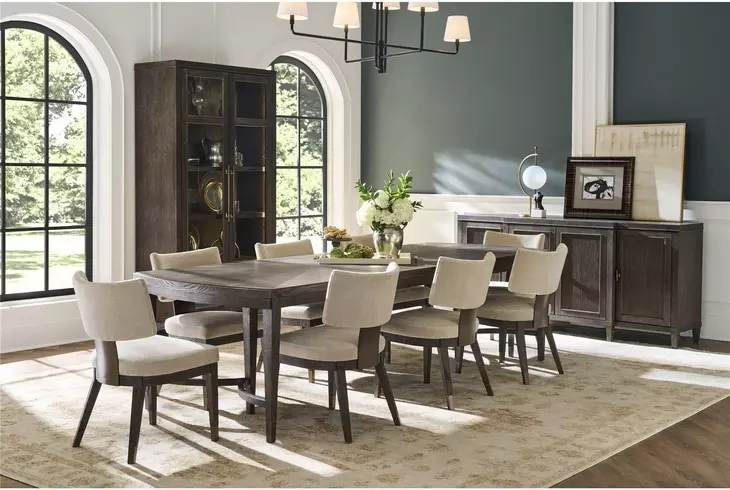 Montclair Cocoa Extendable Rectangular Dining Room Set
