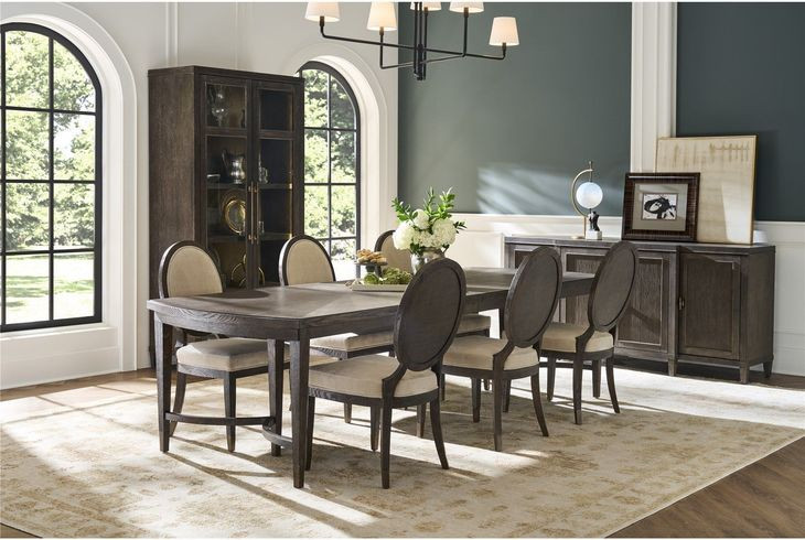 Montclair Cocoa Extendable Rectangular Dining Room Set