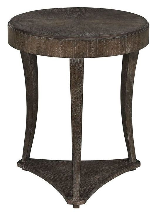 Montclair Cocoa Round Side Table