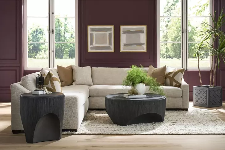 Montclair Cinder Round End Table