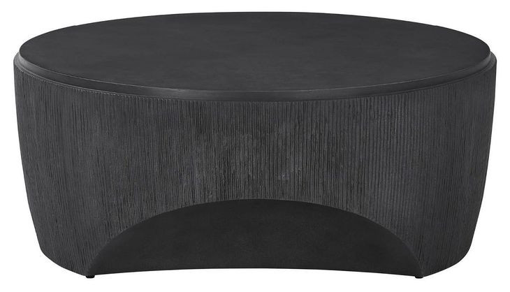 Montclair Cinder Round Cocktail Table