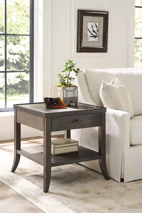 Ashford Cocoa Rectangular End Table