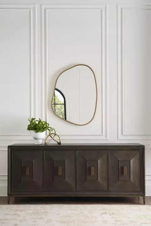 Ashford Cocoa 4 Door Embossed Credenza