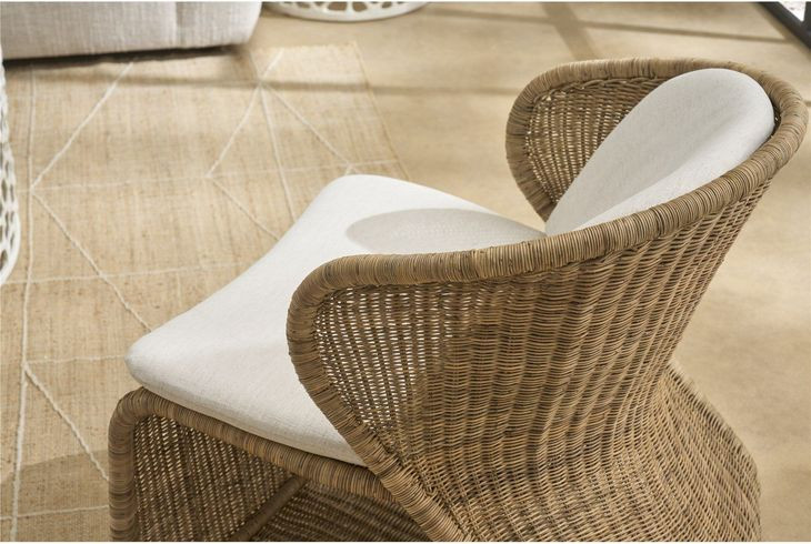 Oasis Nomad Snow Upholstered Lounge Chair