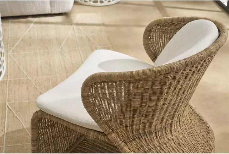 Oasis Nomad Snow Upholstered Lounge Chair