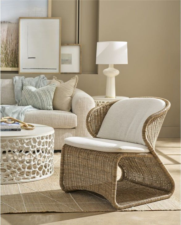 Oasis Nomad Snow Upholstered Lounge Chair