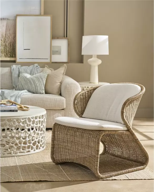 Oasis Nomad Snow Upholstered Lounge Chair