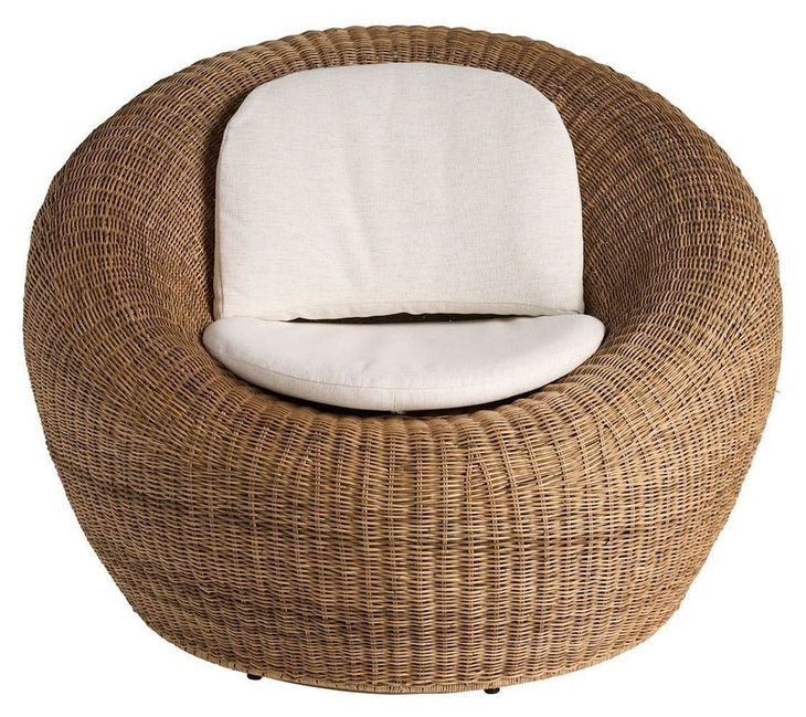 Azure Nomad Snow Performance Fabric Sea Pod Swivel Chair