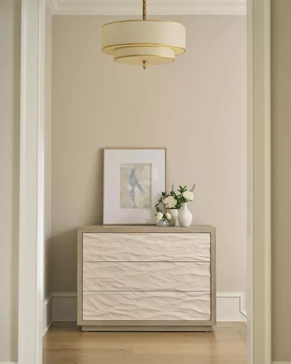 Azure Dockside and White 3 Drawer Dresser