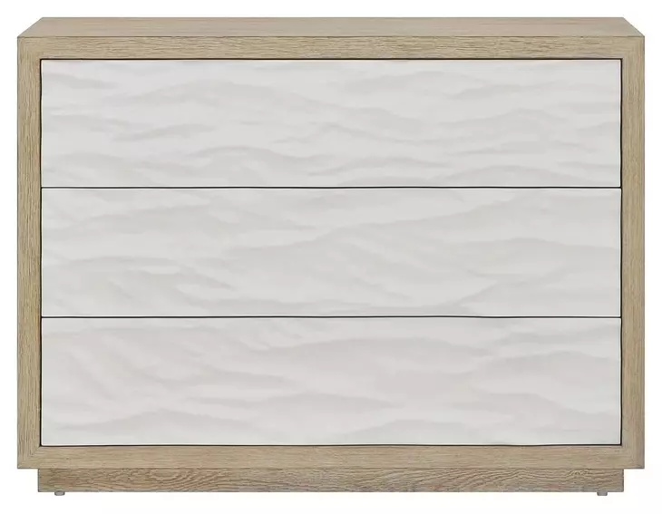 Azure Dockside and White 3 Drawer Dresser