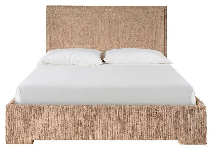 Azure Abaca Woven Queen Panel Bedroom Set