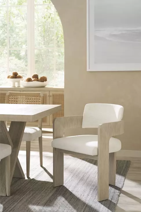 Oasis Dockside and Nomad Snow Performance Fabric Arm Chair