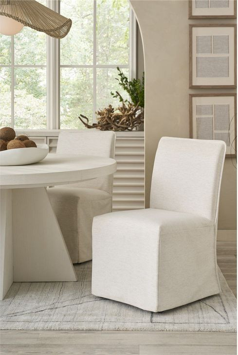 Oasis Nomad Snow Performance Fabric Mainsail Side Chair from