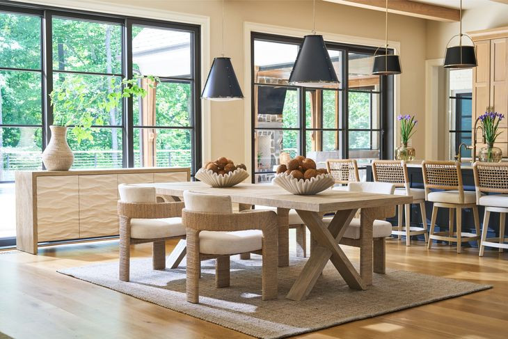 Azure Dockside Extendable Rectangular Dining Room Set