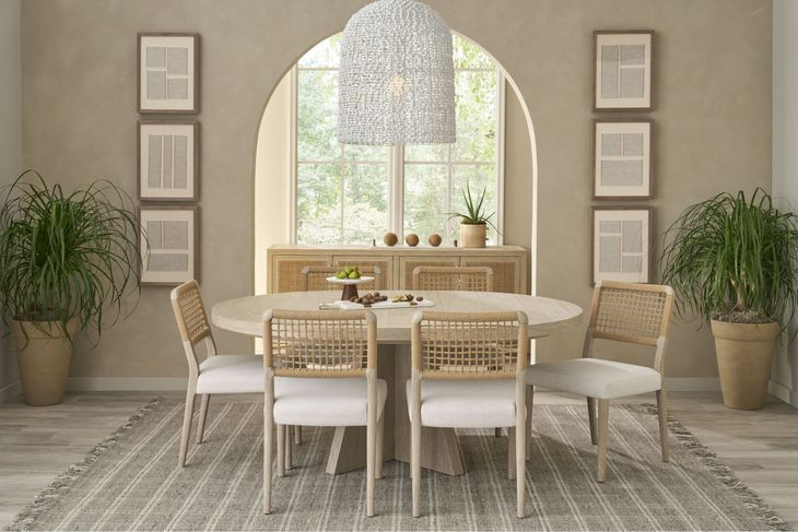 Oasis Dockside Extendable Round Dining Table