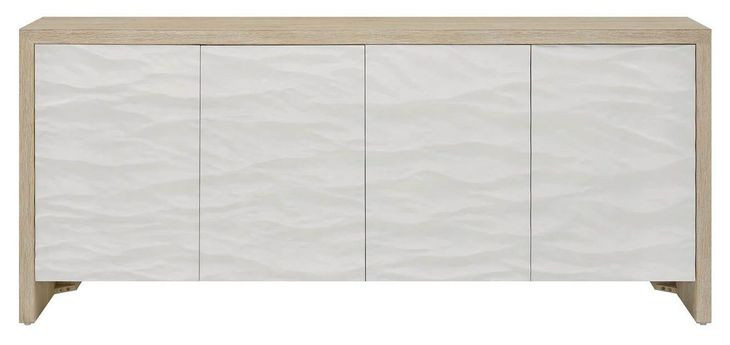 Oasis Dockside and White Wave 4 Door Credenza