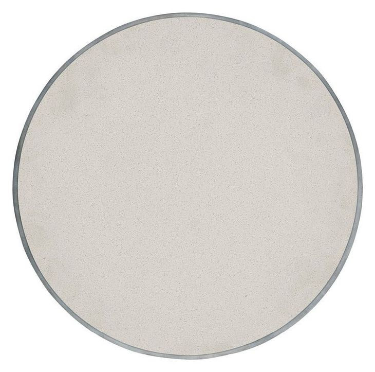 Oasis Antique Nickel and Quartz Top Occassional Table Set