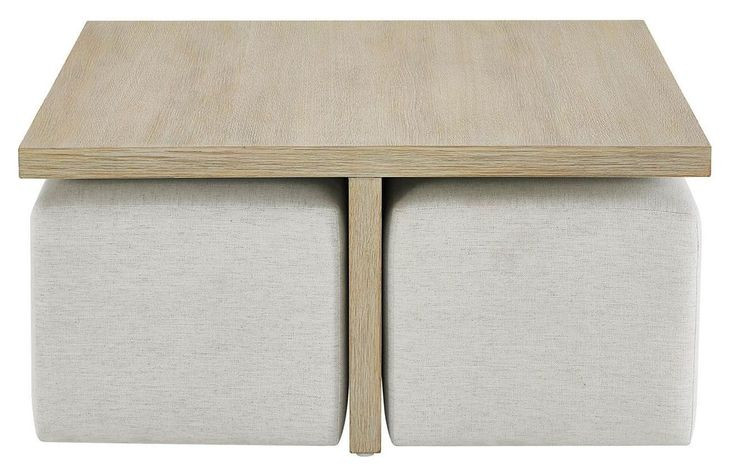 Oasis Dockside Square Cocktail Table with Ottoman