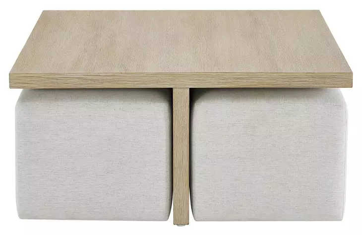 Oasis Dockside Square Cocktail Table with Ottoman