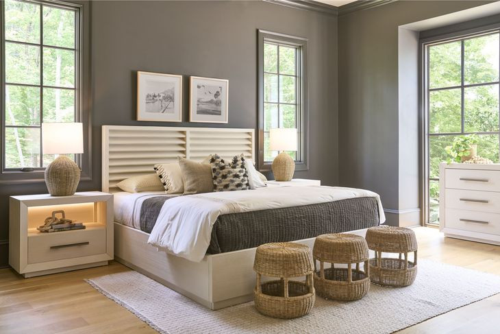 Azure Shoreline King Panel Bed