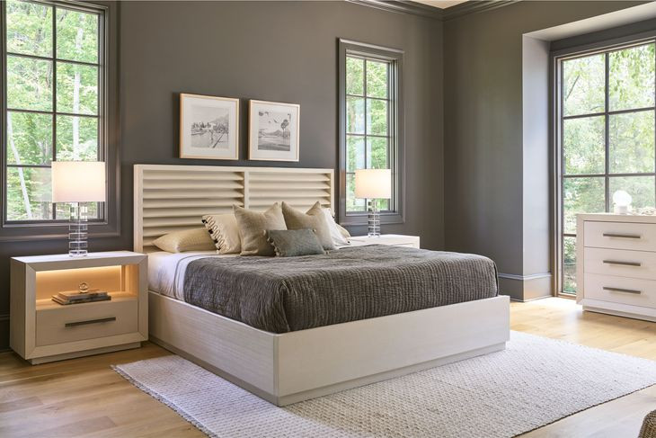 Azure Shoreline Queen Panel Bedroom Set